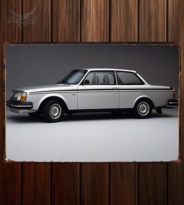 Металлическая табличка Volvo 242 GT